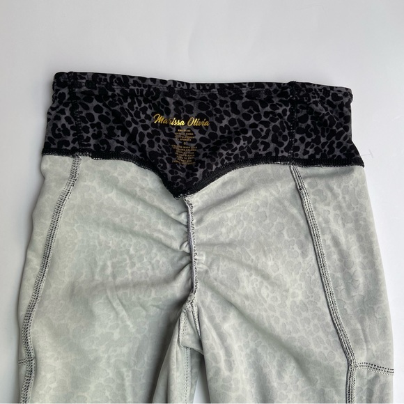 Marissa Olivia Leggings / Color Grey, Black & Leopard - Picture 6 of 8